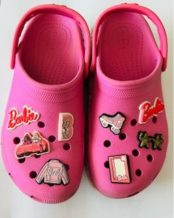 Crocs Cutie Crush Clog Kids Barbie Taffy Pink Size 5