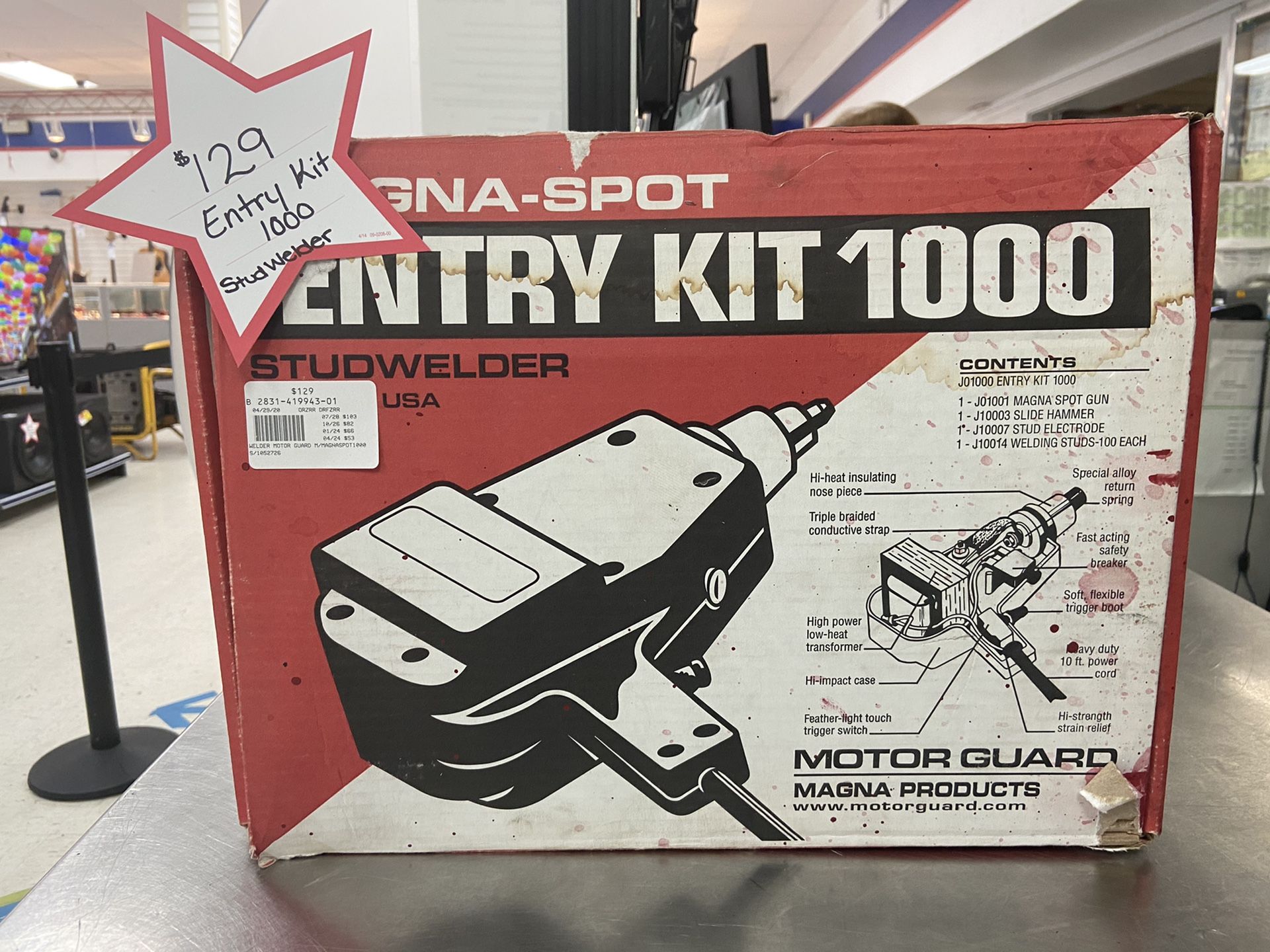 Magna Spot Stud Welder Entry Kit 1000