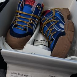 SEGA Blue Flashtrek Gucci Shoes 