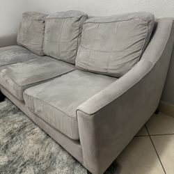 Grey sofa With Chaise