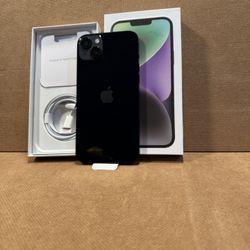iPhone 14 +  256gb black 5g att or cricket 