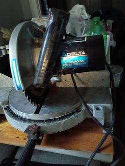 Delta 10" compound power miter saw