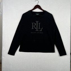 Ralph Lauren Fleece Lounge Top SZ Medium 