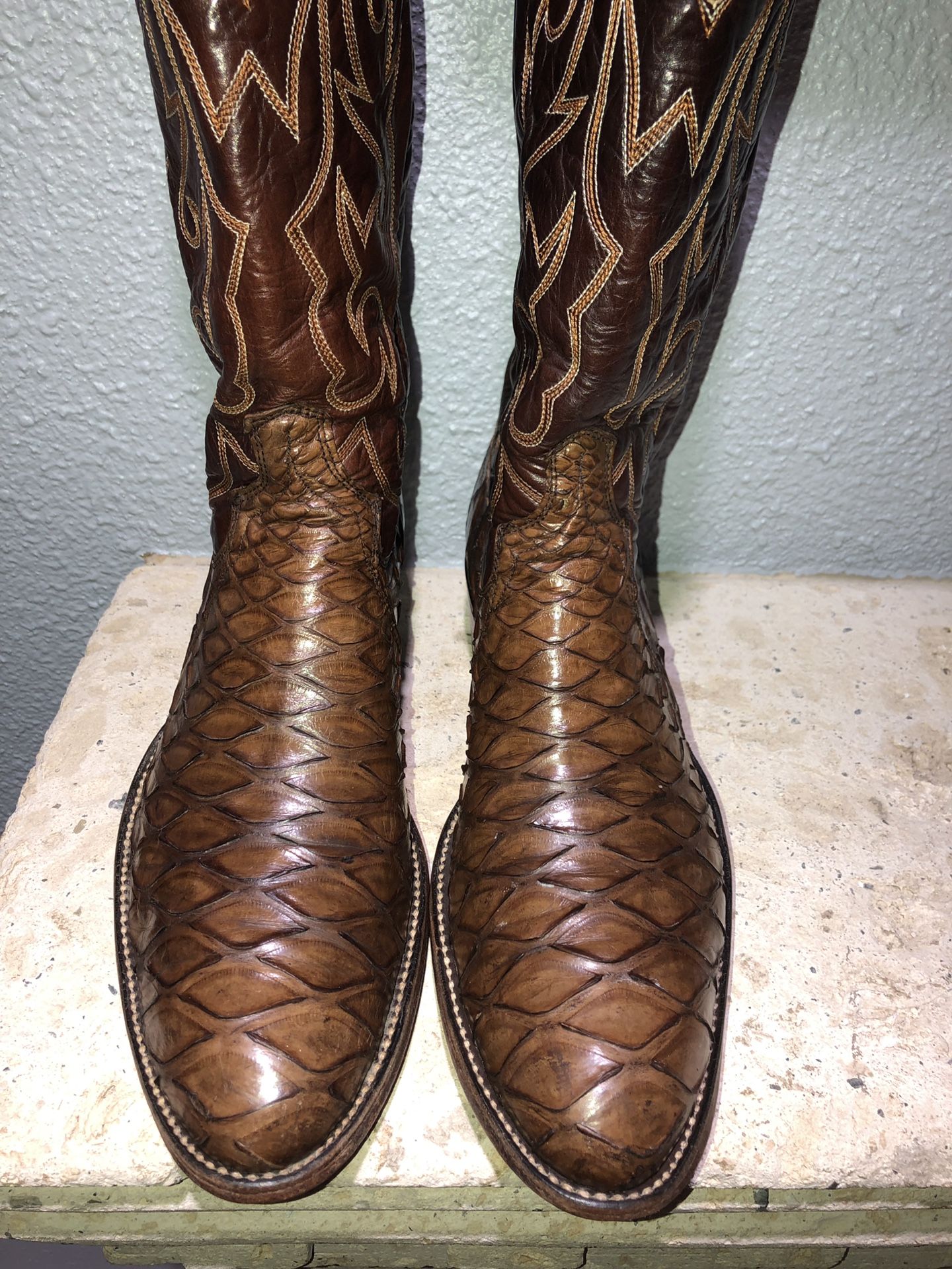 Dan Post Pre-Ban Vintage Anteater Boots