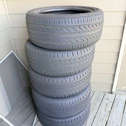 5 Tires for Sale 245/45ZR18