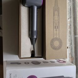 Dyson Supersonic 1600W Standard Hair Dryer - Gray/Pink