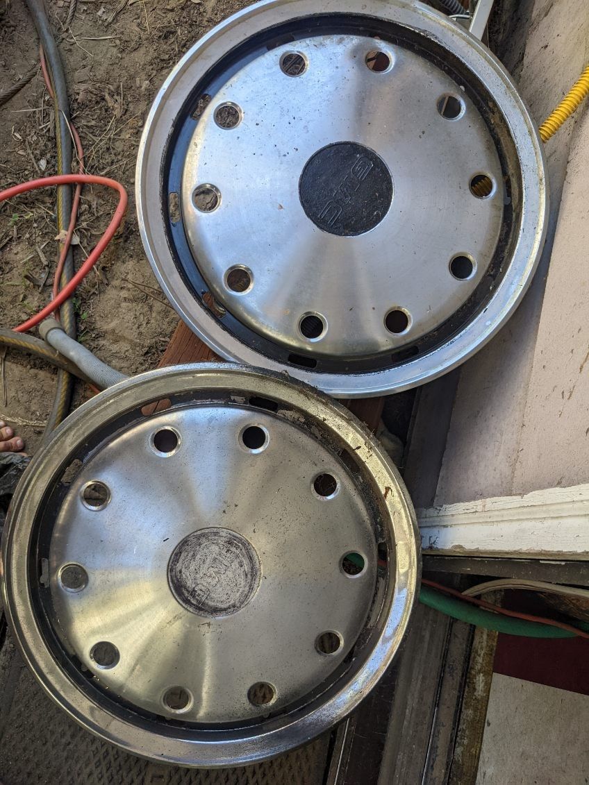 2) GMC Hubcaps Truck Hub Caps 15" Cap Pair Chevy Silverado $20 Each