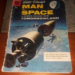 Vintage Disney "Man In Space" Comic Book 