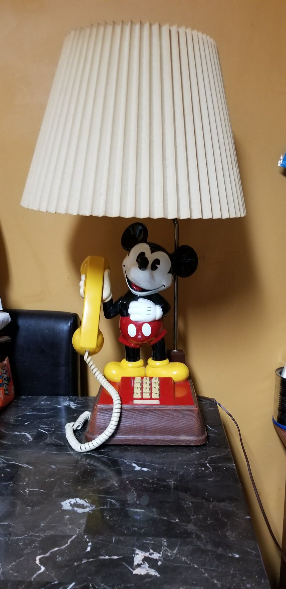 Vintage Mickey Mouse Lamp Phone