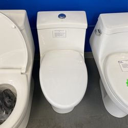 Brand New, Plenty In Stock! Crown Duo One-Piece Dual-Flush Toilet!