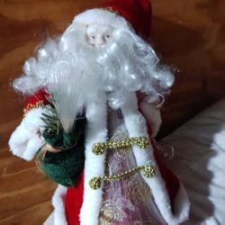 Santa Topper Minor Damage To Inside 