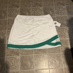 Green And White Skirt Size L 