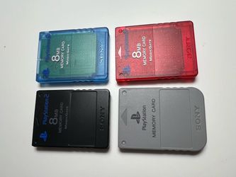 PlayStation/PlayStation 2 Memory cards