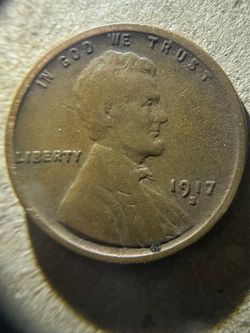 RARE 1917-S/S WRPM-001 Wheat Penny