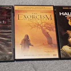 3 DVD Lot Horror Exorcism Exorcist Emily Rose Haunting Connecticut 