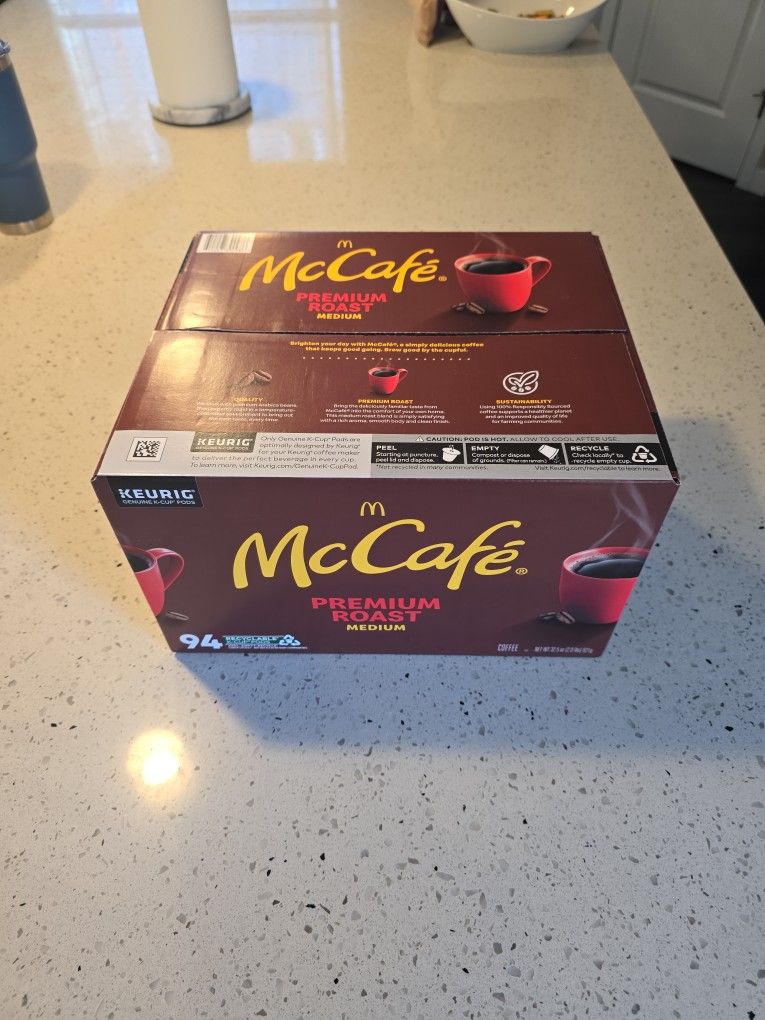 New Unopened McCafe Keurig K-cups