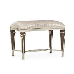 Villa Cherie Hazelnut/Bisque Ottoman
