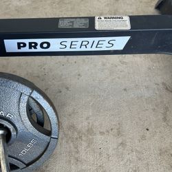 Pro Series Weight Bench And Weights