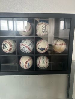 8 Signed Autographed Baseballs
