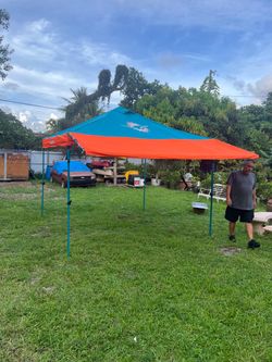 Official Miami Dolphins canopy 10x10