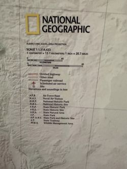 National Geographic map