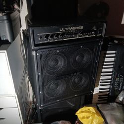 Bass AMP 300 watts +  SPEAKER CAB( 4x6" SPEAKERS)  