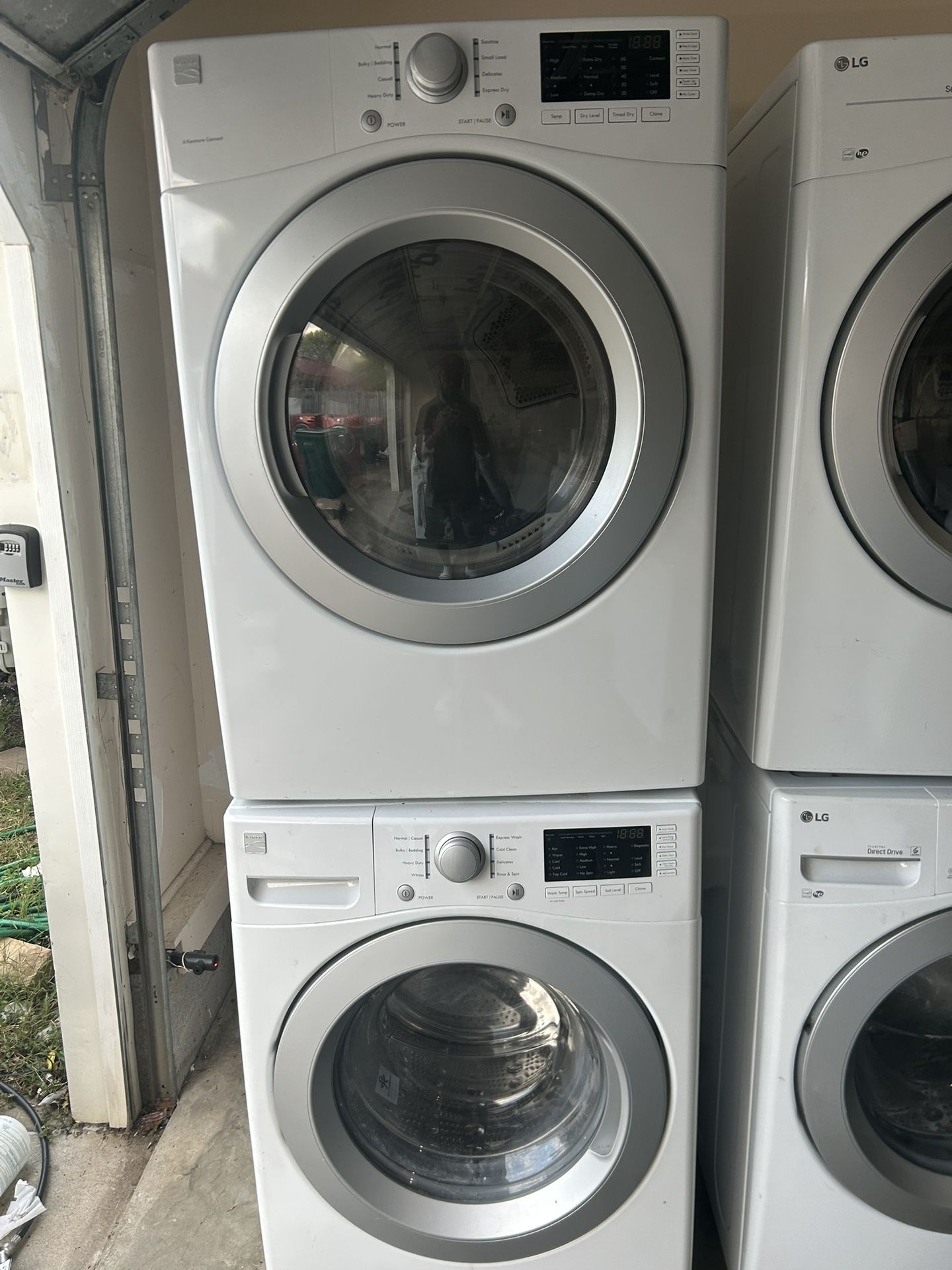 Stacked Washer And Dryer
