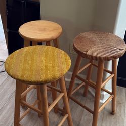 Lot Of 3 Nice Barstools Get Them All