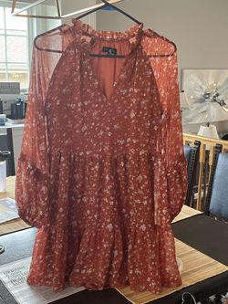 Short Dress Floral Print 