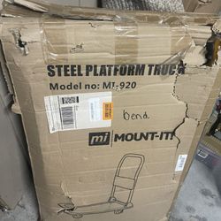 Mount It Model MI 920 Pushcart Foldable Steel Dolly 