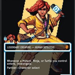 April O'Neil, Live On The Scene (Borderless) (Surge Foil)