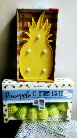 🍍🍍Cute Pineapple LED Lights Lot🍍🍍
