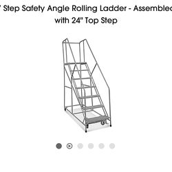 7 step angle rolling ladder