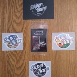 SUPER RARE GAMES SMOKE AND SACRIFICE BOOSTER CARD PACK! :)