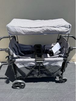 Jeep Aries 2 seater Stroller Wagon with canopy/ Adjustable Seats