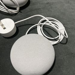 2 Google Nest Mini Smart Speakers 