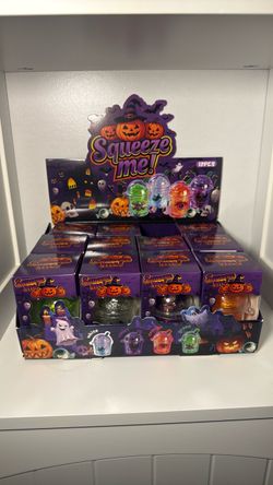 Halloween Squeeze Me Squishy Toys 12-Pack