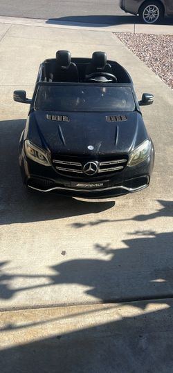 Black Mercedes AMG Kids Ride-On Car