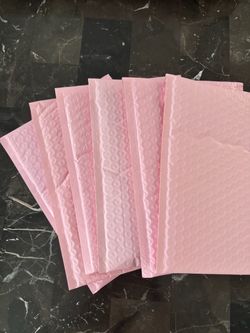 Pink Bubble Mailer Envelopes – Set of 6