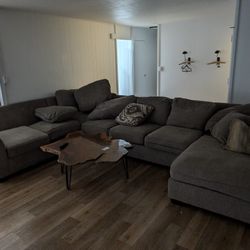 Huge Couch And Table 