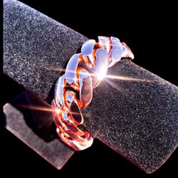 Luxury Premium Miami Cuban Rose Gold Plated Bracelet | 20mm & 12mm  