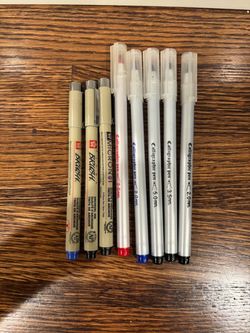 Sakura Pigma Micron, Brush, and Calligraphic Pen Set