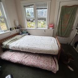 Free twin trundle bed frame