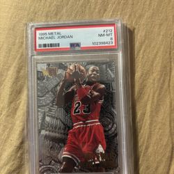 Michael Jordan basketball card PSA graded