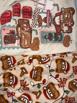 Disney Cars Christmas Pajama Set XL