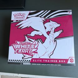 Pokemon TCG Scarlet & Violet White Flare ETB Elite Trainer Box- New SEALED