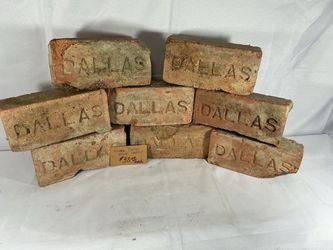 Vintage ‘DALLAS’ Brick, Rare 1950s era