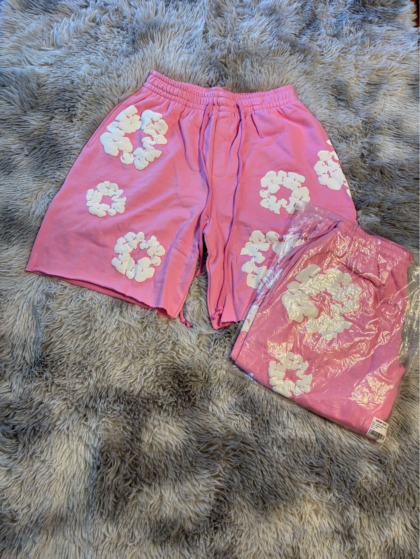 Denim Tear Pink Shorts