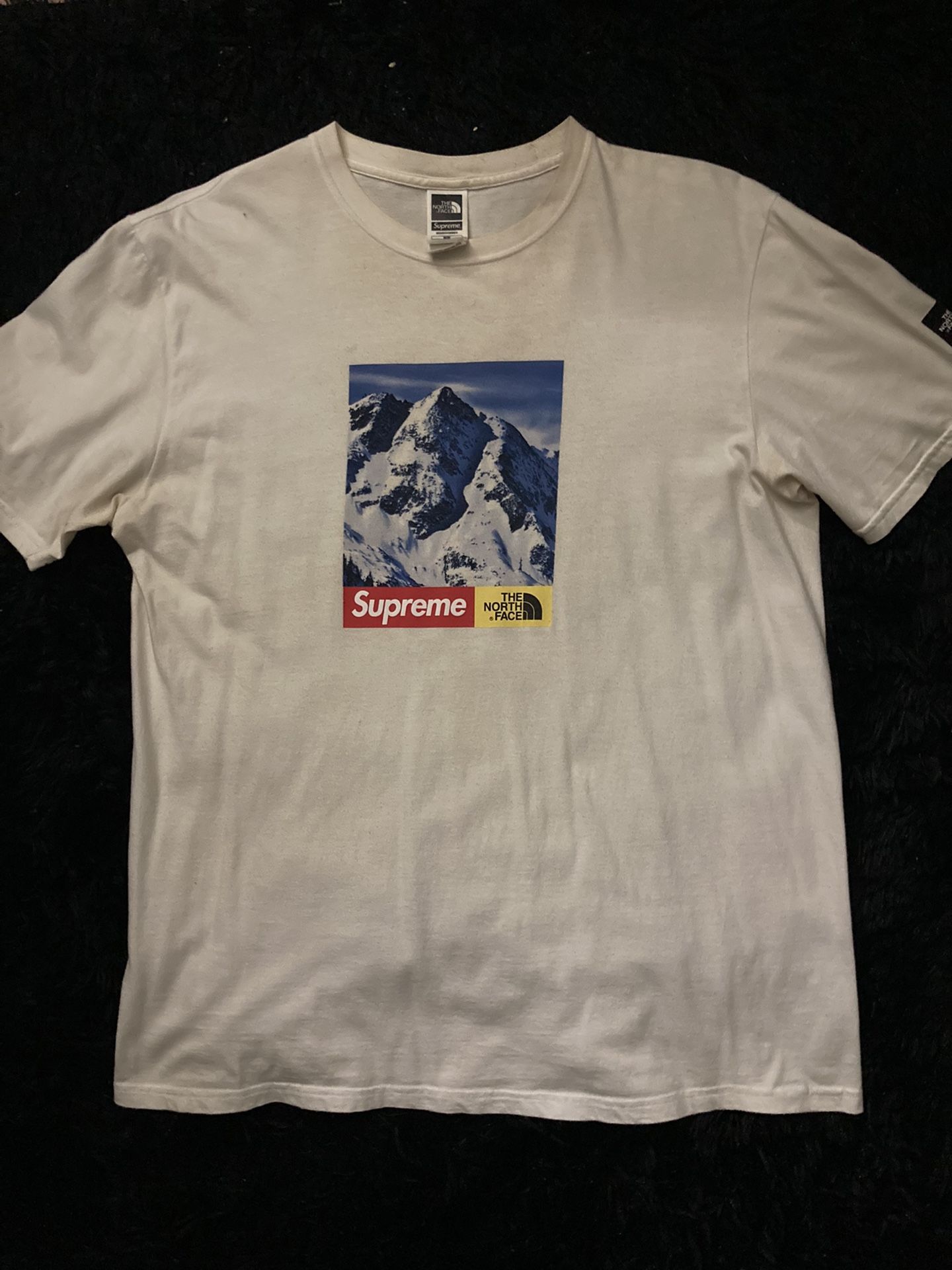 SUPREME x TNF White Shirt 