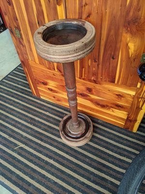 Photo Old wood cigarette stand